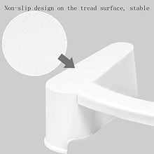 Sgabello toletta Terra in plastica da Bagno piedistallo per Adulto con Altezza 56,3 * 36,9 * 19,7 cm LCSHAN