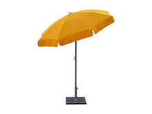Maffei Art 181 Venezia ombrellone Rotondo Cotone Duplex Diametro cm 200. Made in Italy. Colore Giallo/Riga Gialla