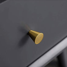 Diaod Comodino Tutto in Legno massello Camera da Letto Nordic casa in Legno Semplice e Moderno Comodino Armadio Grigio