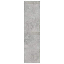 Irfora Armadio, Armadio per Ingresso, con 2 cassetti, in Truciolato 100x50x200 cm Grigio Cemento