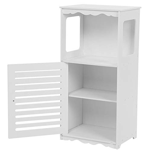 Joycelzen Mobili Armadietto Bagno, Armadio Sottolavabo per Bagno e Plastica per Armadio Ad angolo per Ripostiglio per Bagno, Camera da Letto, Cucina, Corridoio, Bianco