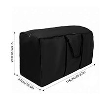 DIYARTS 210D Oxford Borsa da Giardino Grande Borsa da Giardino Impermeabile Borsa per Cuscino da Viaggio Custodia Leggera con Cerniera (116 * 47 * 51cm)