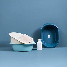 Rettangolare Runway Lavabo Manuale della Famiglia di Lavare i Piedi ammollo in plastica Lavandino Kitchen Lavaggio di Verdure Articoli Pot per Uso Domestico, Grigio