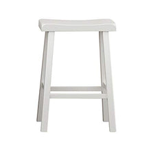 MYAOU Sgabello in Legno Sgabelli da Bar ergonomici con Seduta Quadrata per bancone della Cucina Sedie da Bar semplici in Stile retrò con poggiapiedi, Selezione di 4 Colori