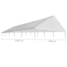 Festnight Tetto per Tenda Gazebo da Giardino Esterno Bianco 4 x 8 m/5 x 10 m/6 x 12 m