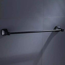 DXMRWJ Mensola angolare per Bagno Nero Single Pole Bagno Hardware Pendente Single Pole Portasciugamani Accessori per Il Bagno