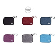 ASFD Borsa portaoggetti Digitale Elettronica da Viaggio Multifunzionale con Tracolla Portatile Blu Lago