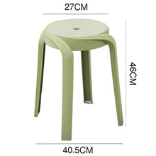MKXF Plastic Sgabello Domestica Addensare Stile Nordico Sgabello Rotondo Sgabello Bagno Sgabello Scarpe Modifica Sgabello Antiscivolo Dining Chair Attesa,F