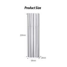 YYYUR Acciaio Inossidabile Cigar Tube, di Modo Creativo Sigaro Vino Bagagli Idratante Tube, 2 sigari, Affari di Lavoro Viaggi Portatile Cigar Tube, 610 x 64 x 24MM
