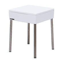 Jo-Bagno.it Sgabello Bagno Contenitore Bianco Moderno 31x31xh41 cm Ideale Come Seduta e Portaoggetti