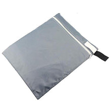 foyar copertura per poltrona sospesa, Oxford, impermeabile, resistente alle intemperie, copertura per sedia a dondolo, con chiusura lampo, impermeabile e resistente alle intemperie grigio.