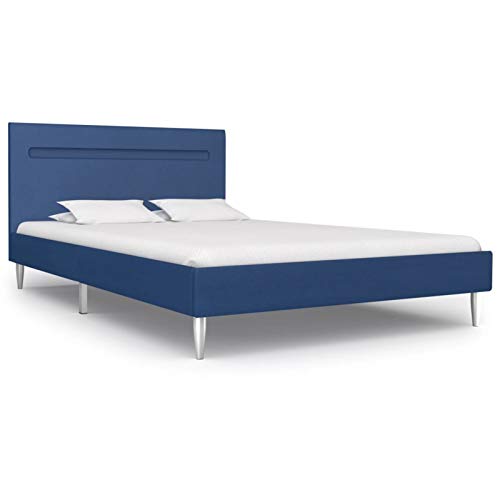 Tidyard Struttura Letto Singolo Moderno in Tessuto con Luci LED,Giroletto Singolo Moderno in Tessuto,Letto in Tessuto,Letto Moderno,Letto Singolo con Doghe 90x200 cm,Letto 1 Piazza e Mezza 120x200 cm