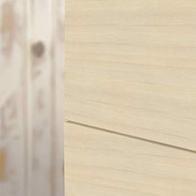Randalsa Mobili VARMA 80 cm | Jackson Ash Finish | Manici Bianchi | 80 x 64 x 46 cm Mobile con 2 cassetti + lavabo in Ceramica