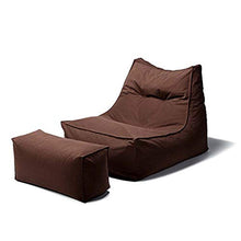 JenLn Letto Lazy Sofa Lounger Bed Divano Lazy con braccioli e Un Cuscino Adatto A Tutti in Famiglia (Colore : Marrone, Dimensione : 100 * 80 * 75cm)