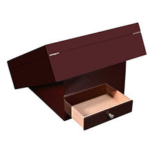 BINGFANG-W Creativo humidor Cedro Spagnolo Legno Vetro Trasparente Top Mostra armadi Scatola di immagazzinaggio Cigar Humidor