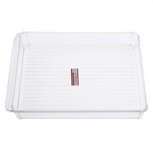 Rockyin Cucina Frigo Storage Box Scorrevole di plastica congelatore Cold Storage di economia di Spazio Rack (6138-Samll)