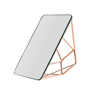 YUMEIGE Specchio per Il Trucco Desktop Specchio di Trucco, Confortevole Angolo, Adatto for Dormitorio Femminile in Camera da Letto, Bagno, ad Alta Definizione Specchio