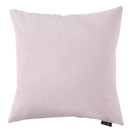 XMZFQ Fodera per Cuscino Quadrato Morbido in Velluto Fodera per Cuscino da tiro in Tinta Unita Fodera per Cuscino Decorativo per Divano da Ufficio, 45 * 45 cm, Set di 2,H