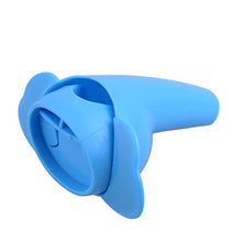 Sotoboo rubinetto Extender lavandino maniglia Extender per lavaggio a mano dei bambini più piccoli bambini Baby Kids Hand Wash Helper lavabo (elefante/delfino), Blue, Elephant