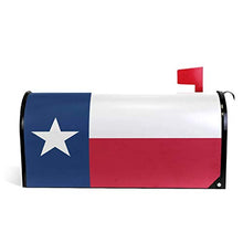 Texas Stato Bandiera della Posta Copre Postale Magnetica Grande Casella Di Lettera Involucri Giardino Giardino Cantiere Decorazione Casa Dimensioni Oversize 64,8 X 53,3 cm