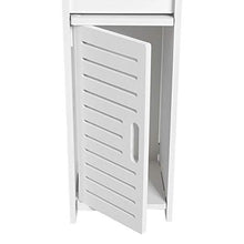 Governo della mobilia della Toilette del Bagno - 80 * 15,5 * 15,5 cm Governo della mobilia della Toilette del Bagno Armadio di Legno Bianco Scaffale di stoccaggio del Tessuto