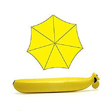 SODIAL(R) Ombrello di banane ombrello pieghevole ombrello giallo banana