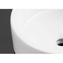 XiuHUa Bacino del Bagno Piccolo Appartamento casa miglioramento Semplice Fase di Ceramica d'Arte Bagno Rotonda lavabo Balcone Piscina Lavanderia Bacino del Bagno 460x460x135mm Miglioramento Domestico