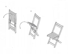QLS Set di mobili da balcone, giardino, 2 sedie, in legno di acacia pieghevole, 60 x 60 x 72 cm