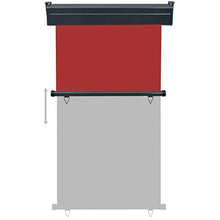 vidaXL - Tenda laterale per balcone, 100 × 250 cm, colore: Rosso