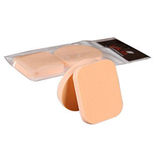 Spugna per cipria, 1 spugna rotonda + 1 spugna rettangolare soffio, cuscino d'aria soffio di bellezza viso spugna soffio per cipria, cipria per trucco, fondotinta, creme per il corpo, cipria