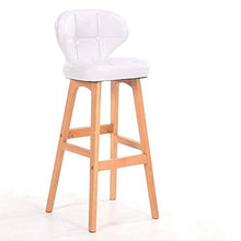 YQDSY Sgabello da bar in legno massello per uso domestico Sgabello da bar moderno e minimalista Sgabello da bar Sgabello da bar Reception Seggiolone registratore di cassa JKH/F / 78cm