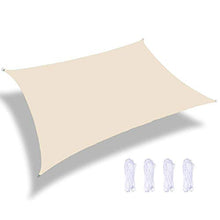 YTQ Tenda da Sole Tenda da Sole Rettangolare Tenda da Sole 95% UV Block Perfetta per Patio Esterno Giardino Cortile Pergola Decking Piscina(Size:4 * 5m)