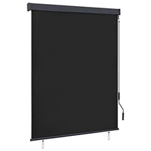 vidaXL - Tenda avvolgibile per esterni, 140 x 250 cm, colore: Antracite