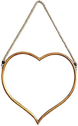 JKCKHA Muro Nordic Hanging Principessa Specchio Bathroom Vanity Specchio del Bagno della Decorazione della Parete Specchio Rotondo (Dimensioni: 35 * 34 Centimetri) Decorazioni per la casa