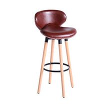 LF- Bar Stool Bar Stool Moda Creativa Bar Chair Casa Schienale Alto Seggiovia Bar Stool Rotante ad Alta Sgabello Sgabello Colazione Ristorante Ascensore Sgabello semplicità (Color : Brown)