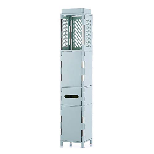 Mobiletto a Colonna ARMADINI di STOCCAGGIO tra tra ARMADINI da Bagno da Pavimento Pavimento Scaffali Domestici Bagno per la casa Ultra-Stretto armadietti Uso Multifunzionale