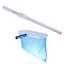 Piscina Spa Skimmer Rete Disegno Profondo Foglie Spazzole Aspirapolvere Plastica ABS Blu Bianco