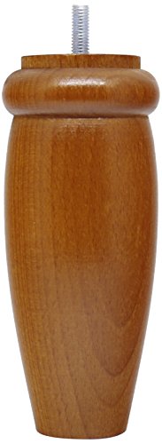 La Fabbrica di Piedi am20170102 Gioco di 4 Piedi per Letto Olive Legno ciliegio 15 x 6 x 6 cm