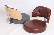 Sgabello da bar sedia girevole in legno massello schienale cassiere scrivania Sgabello alto moderno (Colore: F)