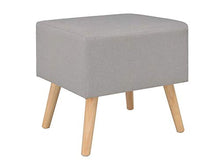 Comodino Bianco con Cassetto,2 PezziCassettiera con Cassetti da Letto in Tessuto+legno Cassettiera Camera da Letto Comodino con Cassetto e Scompartimento Aperto Supporta 40x 35x40cm Grigio