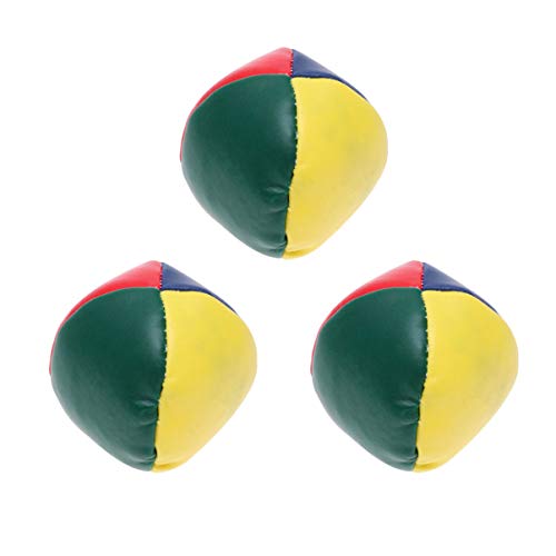 Toyvian 3Pz Palline da Giocoleria in Pelle da Giocoleria Palline Morbide Facili da Giocoliere per Principianti Bambini Bambini