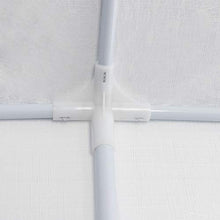 Aktive 53993 - Gazebo Pieghevole 300x600x260 cm con Tubi in Acciaio - Colore Bianco