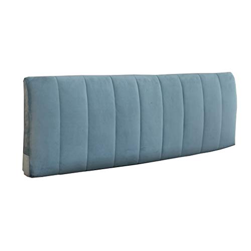 Xufei Cuscino testiera Morbida Non Cuscini Testata Comodino Ampio Tessuto sfoderabile e Lavabile Blu 100 * 58 * 10cm (Colore : A1, Dimensioni : 200 * 58 * 10cm)