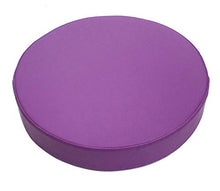 GGoty - Cuscino rotondo Tatami, in pelle spessa, per finestra futon, materasso futon, morbido, con cerniera, 35 x 35 x 5 cm, colore: viola