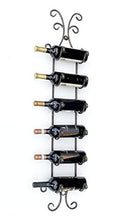 DanDiBo Scaffale Vini Scaffale Bottiglie da Appendere in Ferro battuto Porta Bottiglie Scaffale a Parete