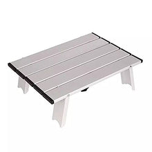 HANYF Tavolo da Picnic Portatile Mini, Beach Camping Travel Aluminium Ultra Light Pieghevole Impermeabile Impermeabile