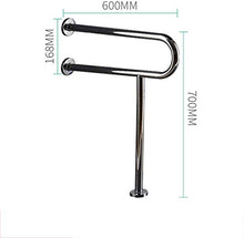 Maniglioni da Bagno Grab Bar, Donne Incinte anziane con disabilità, di Sicurezza Antiscivolo con Sedia a rotelle corrimano da Bagno, Accessori Accessori da Bagno (Size : 60cm)