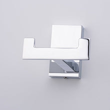 Beelee BA9203 - Gancio Portasciugamani, in ottone, Cappotto Gancio doppio gancio per bagno cucina, Montaggio a parete, Cromo Lucido