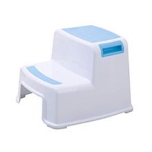 DXXWANG Step Sgabello Sgabello per Scarpe Poggiapiedi Sgabello Basso Sgabello per Bambini,Leggero Antiscivolo Plastica Soggiorno Bagno Camera da Letto Giardino Bagno/Verde / 32×36×26cm