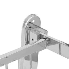 Mensola per asciugamani da bagno, pieghevole a parete, con trattamento di ossidazione superficiale per camera da letto, 58,9 x 23,9 x 15,0 cm